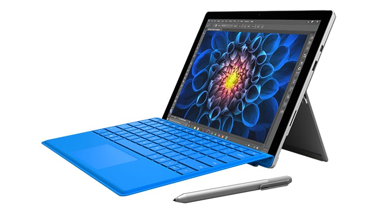Microsoft Surface Pro 4 avec clavier